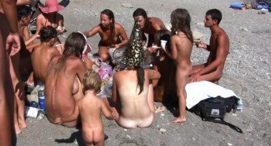 The vast oceanfront 1 Full HD video - Unrestricted freedom is a core value in nudism and naturism