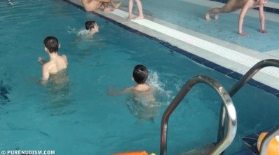 Poolside activities 1 Full HD - Naturism and environmental awareness in the modern world