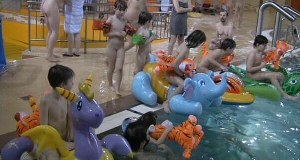 Indoor water runners 1 Full HD video - Nature is the best home for a naturist