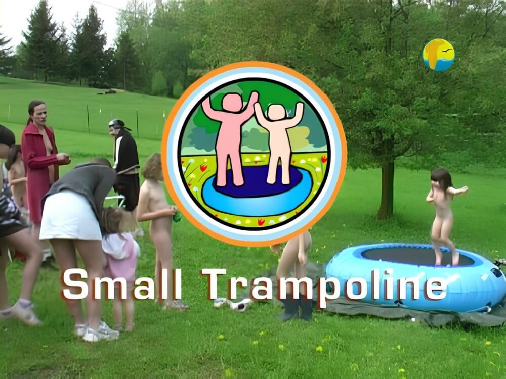 Naturist Freedom: Small Trampoline - Naturism as a lifestyle and a way to connect with nature