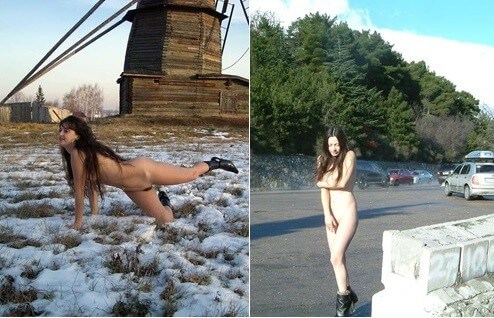Beautiful Suntan Stretches-Winter Sport pics - For those who want to officially become nudists