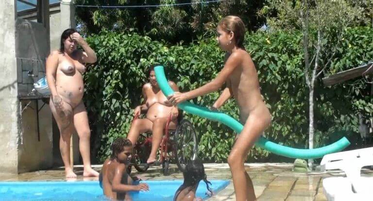 Oceanic Backyard Noon # 1 Full HD - Love for oneself and nature as the foundation of naturism