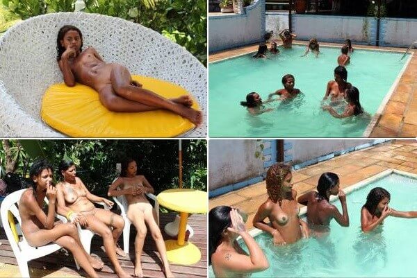 Brazil Pool Sunbath photos - Nudists strive for tolerance and respect for others