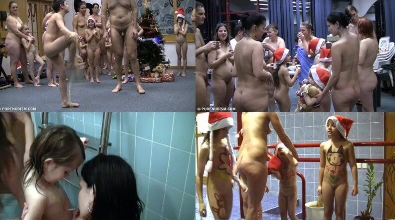 Christmas day Full HD video - A nudist values the connection with nature and the human body