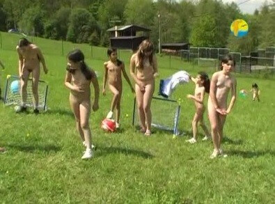 Naturist Freedom: Slide in the Summer - People practice nudism to achieve harmony with nature