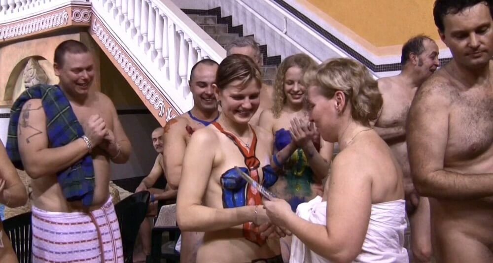 Aqua Nude Relaxation - In naturism, nature serves as the bodys natural clothing