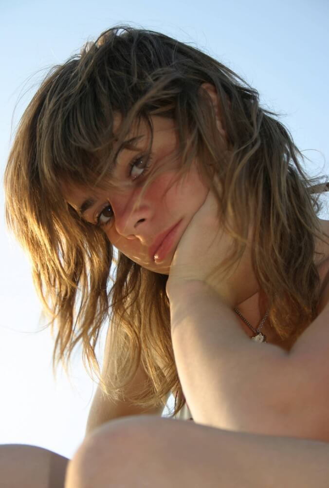 First Come Girls photos - Blending in with the crowd of nudists