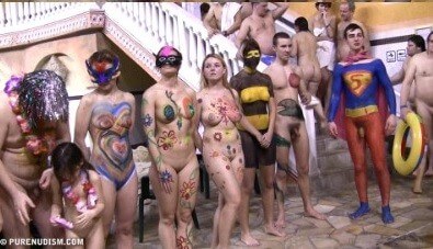 Body paint award lines Full HD - Must always be without clothes
