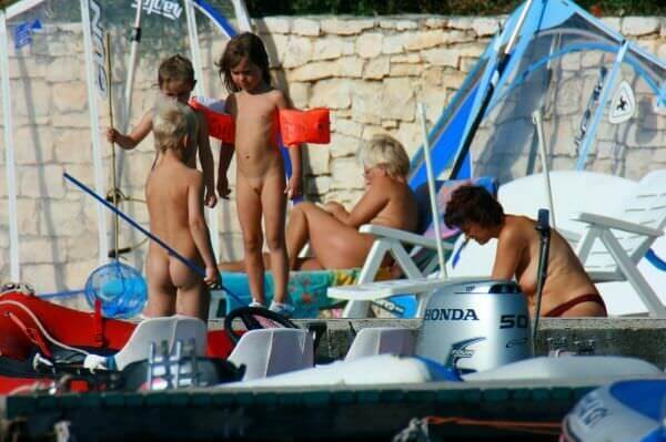 By the boat photos - Belief in oneself and ones own strengths are important qualities for practitioners of naturism and nudism