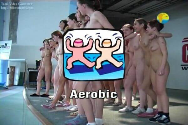 Naturist Freedom: Aerobic - Minimizing clothing or nudism