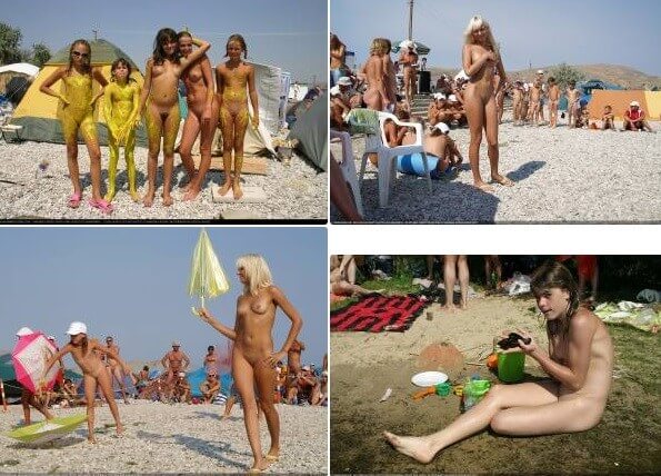 Beautiful Princesses On The Sea photos - In our home, we are all nudists