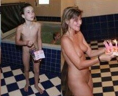 Naturists celebrates birthday photos - Living freely and naturally is the dream of naturists