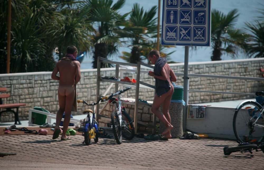 Nudism in a German water park photo - The idea of self-acceptance and self-respect is important among naturists