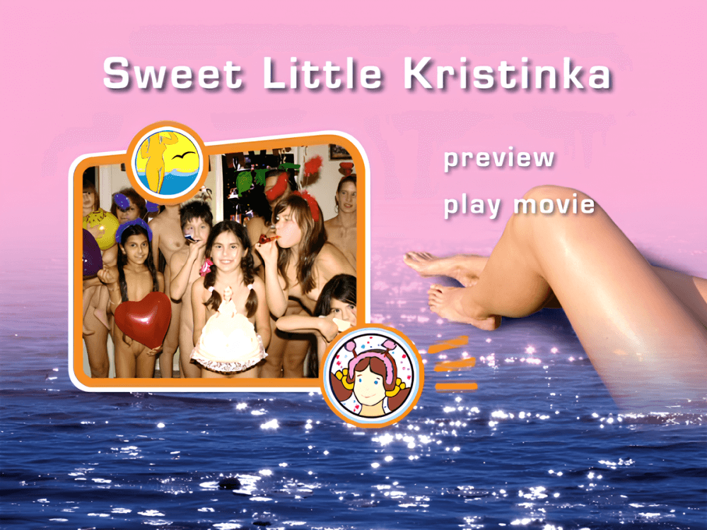 Naturist Freedom: Sweet Little Kristinka DVD - Living in harmony and tranquility is the primary goal of naturists and nudists