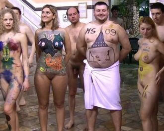 AquaPark Pageant Night Full HD video - Naturism and nudism value openness of mind and body