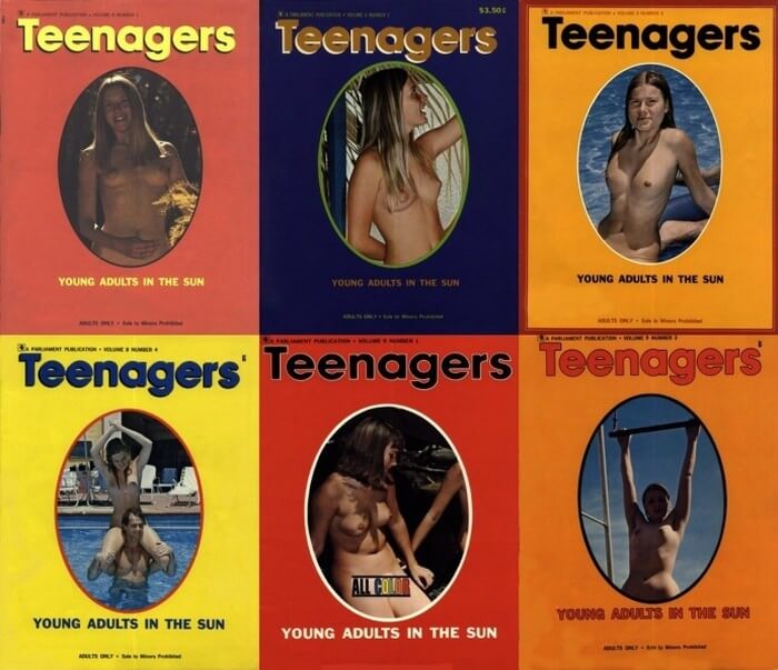 Teenagers magazines: Young adults in the sun - Nudism is based on human nature